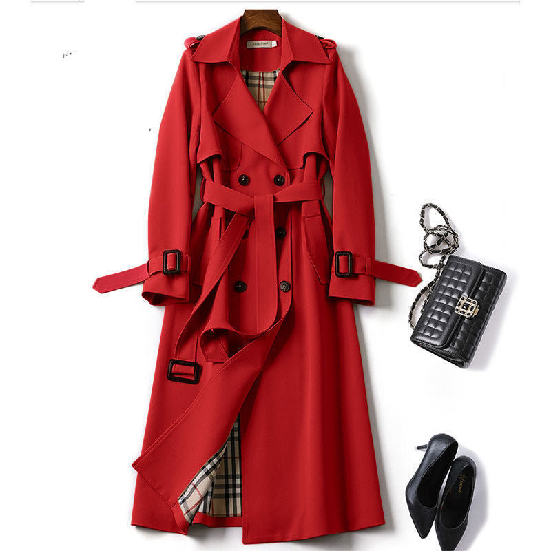 British style over the knee coat