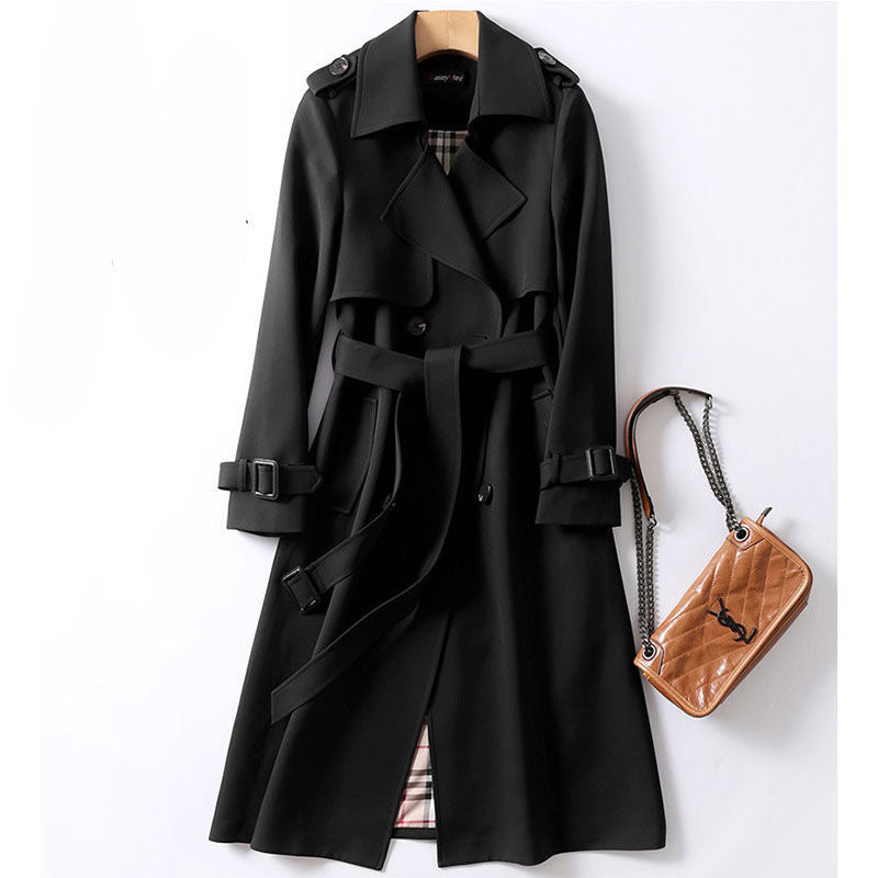 British style over the knee coat