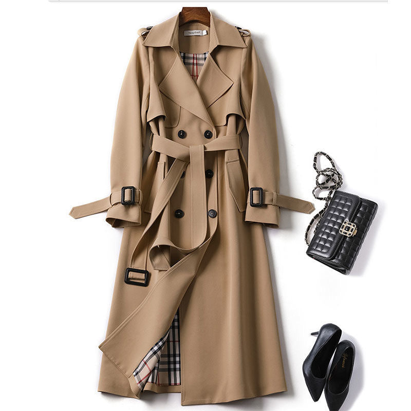 British style over the knee coat