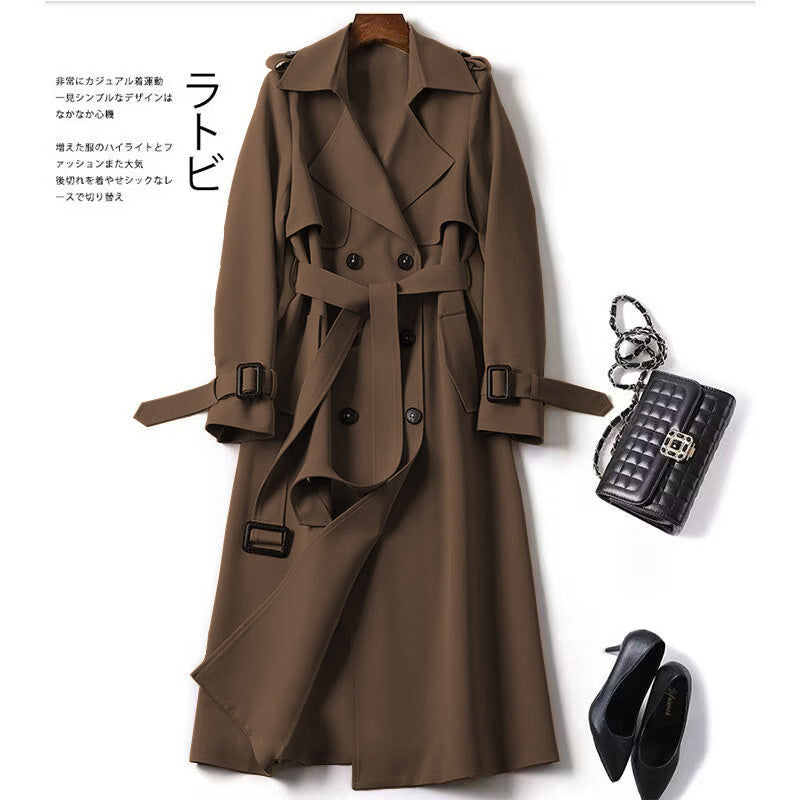 British style over the knee coat