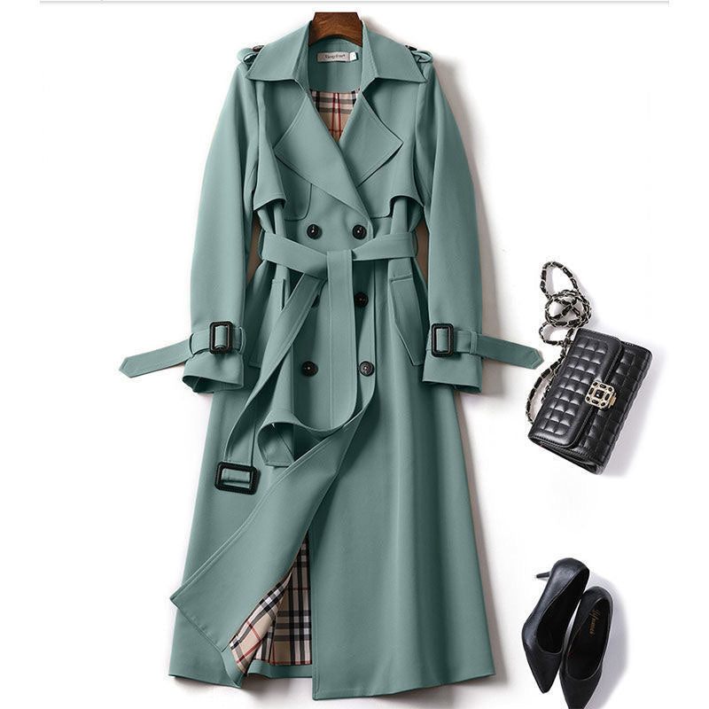 British style over the knee coat