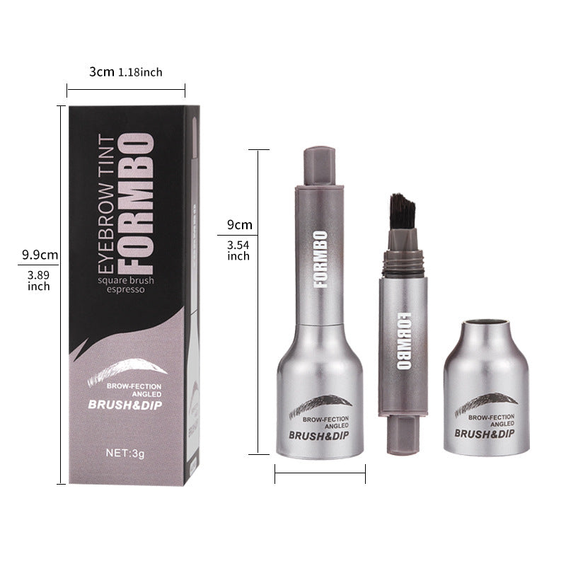 Wild Eyebrow Three-dimensional Large Eyebrow Brush Pressing Head Eyebrow Cream