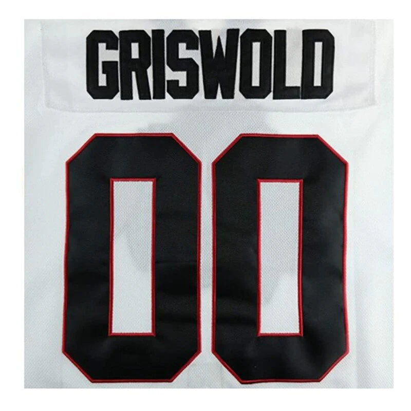 Embroidered Clark Griswold 00 Christmas Movie Hockey Jersey for Men