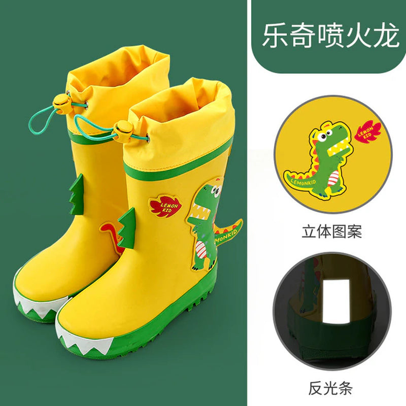 Children's Rain Boots, Girls and Boys Waterproof Non-Slip Snow Boots & Water Shoes