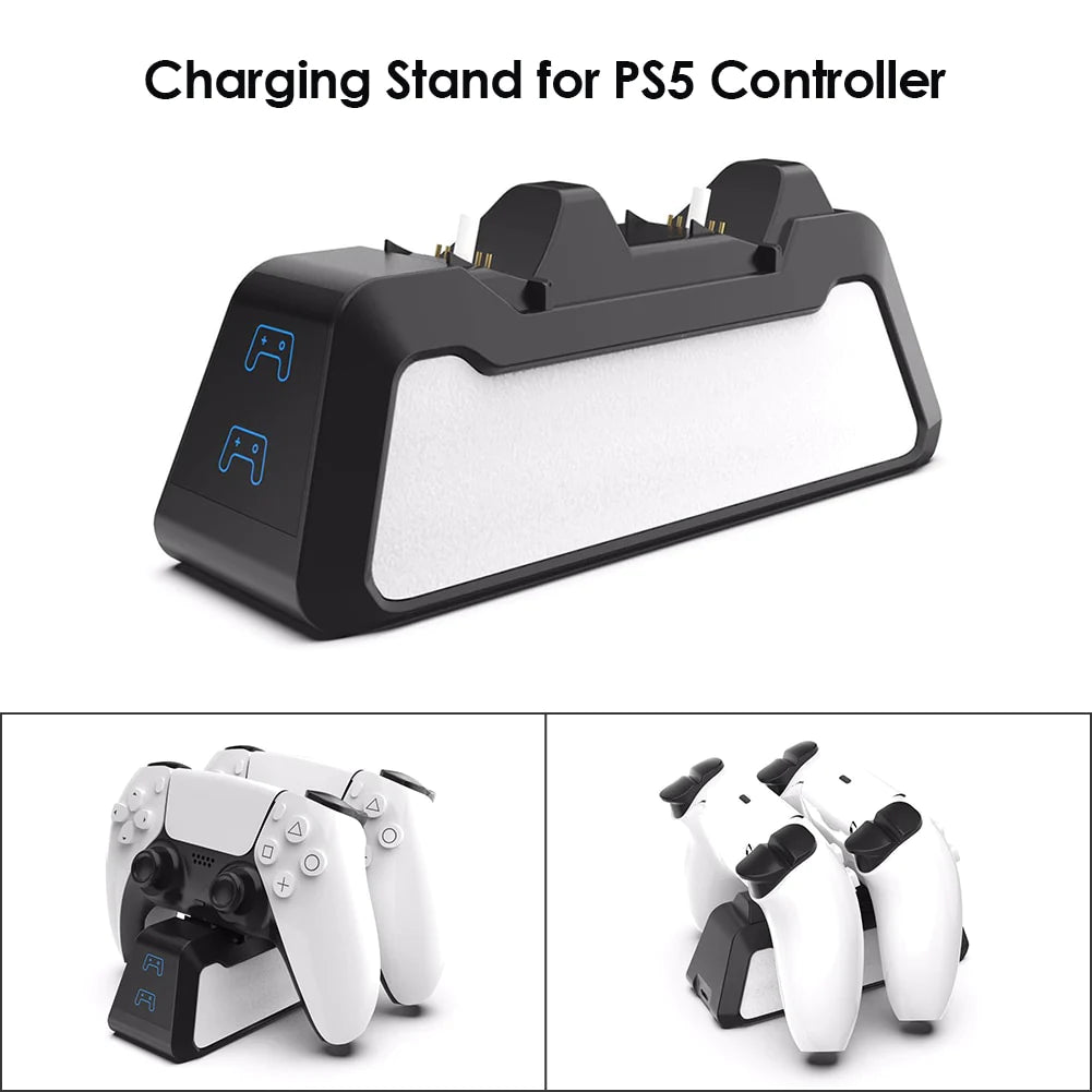 Dual Fast Charger Sony PS5 Wireless Controller USB 3.1 Dock Station by EP