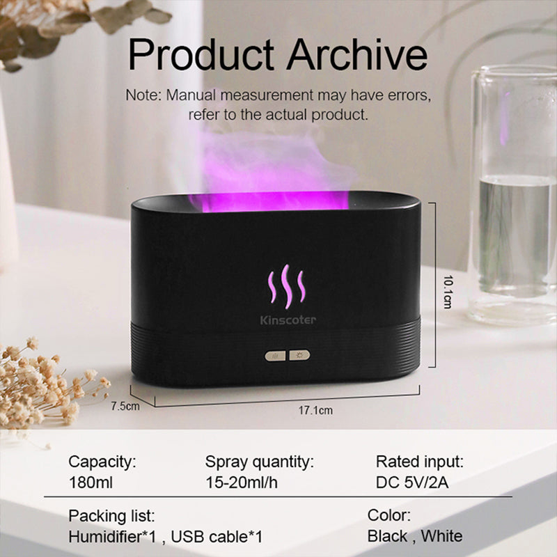 Aromatic Diffuser & Air Humidifier Ultrasonic Cool Mist 