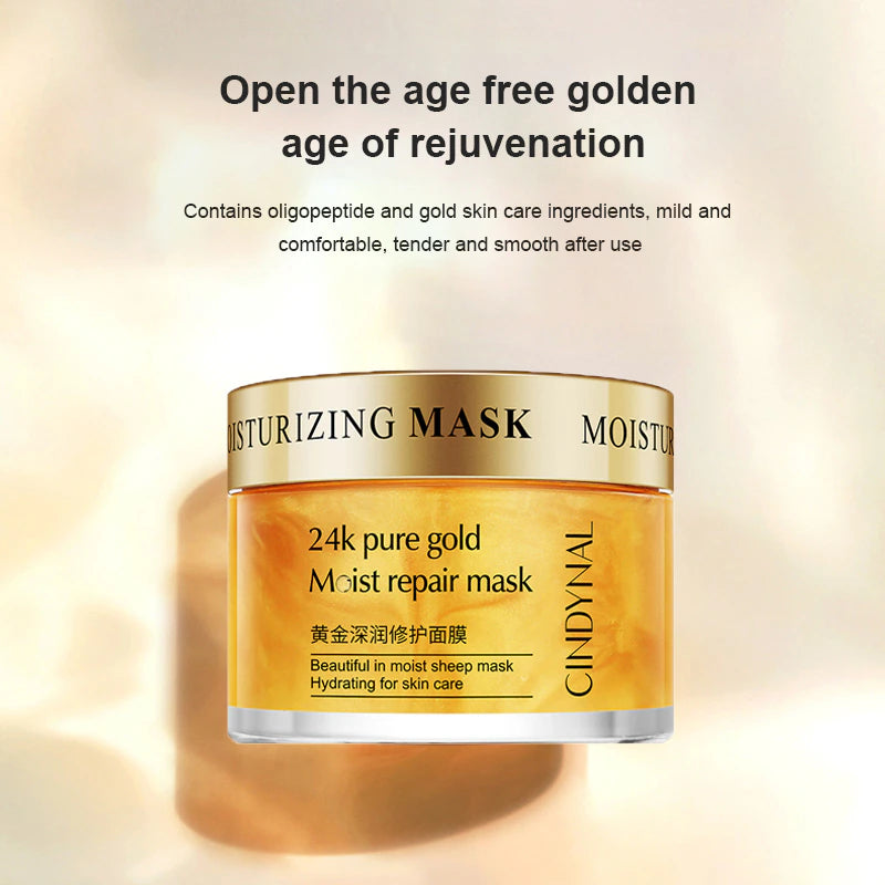 120G Face Cream Collagen Anti-Wrinkle 24K Gold Serum Cream Sleeping Mask Facial Cream Improve Skin Moisturizing Anti-Aging Drop