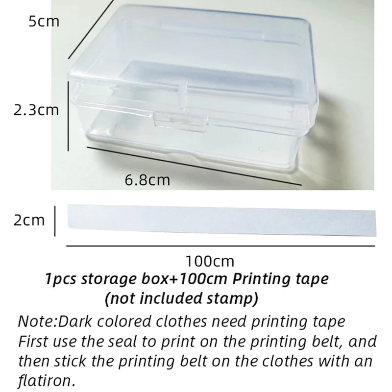 Personalized Name Stamp For Student, Waterproof Non-Fading Stamp With Children's Clothing Name Seal, Personalize Children Clothing