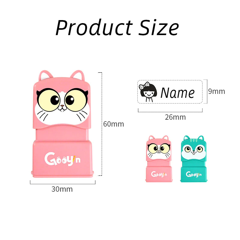 Personalized Name Stamp For Student, Waterproof Non-Fading Stamp With Children's Clothing Name Seal, Personalize Children Clothing