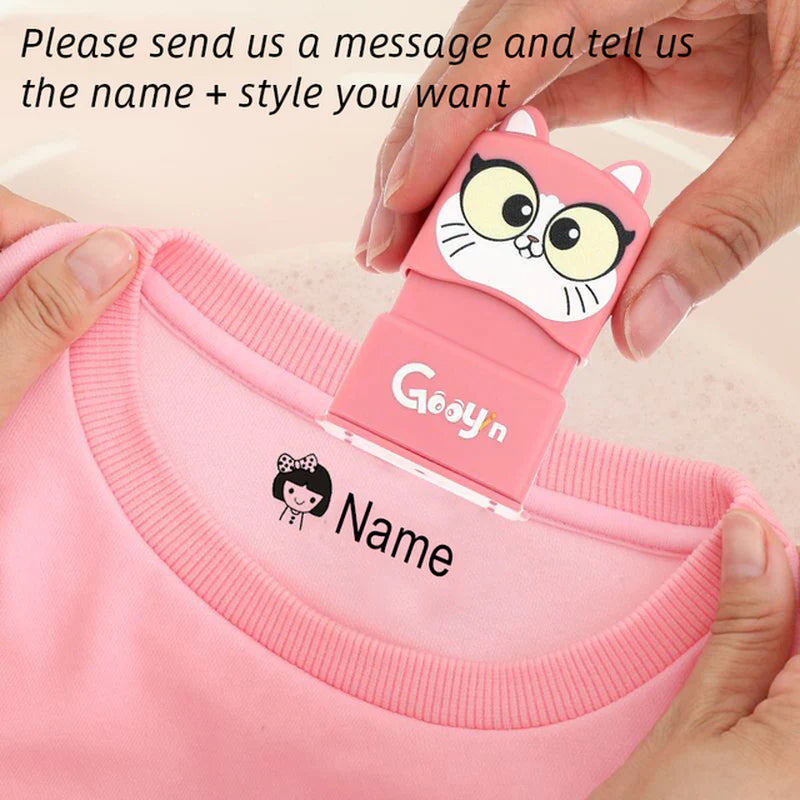 Personalized Name Stamp For Student, Waterproof Non-Fading Stamp With Children's Clothing Name Seal, Personalize Children Clothing