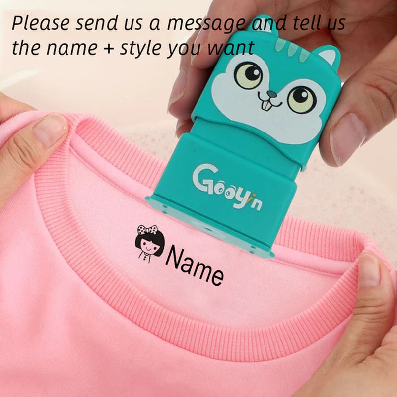 Personalized Name Stamp For Student, Waterproof Non-Fading Stamp With Children's Clothing Name Seal, Personalize Children Clothing