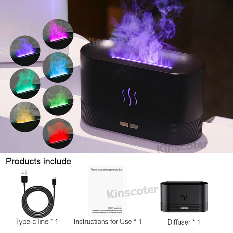 Aromatic Diffuser & Air Humidifier Ultrasonic Cool Mist 