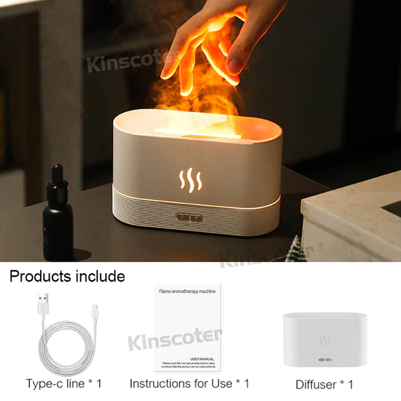 Aromatic Diffuser & Air Humidifier Ultrasonic Cool Mist 