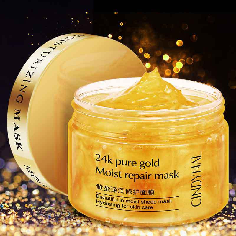 120G Face Cream Collagen Anti-Wrinkle 24K Gold Serum Cream Sleeping Mask Facial Cream Improve Skin Moisturizing Anti-Aging Drop