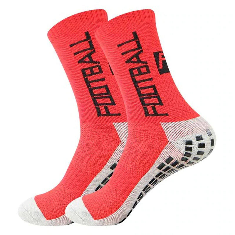 Sports Socks Non-Slip Rubber Football Socks Soccer Cycling Socks Grip Running Yoga Basketball Socks 38-45 Colors