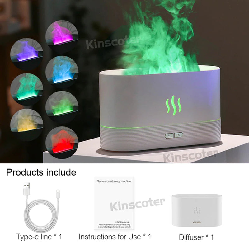 Aromatic Diffuser & Air Humidifier Ultrasonic Cool Mist 