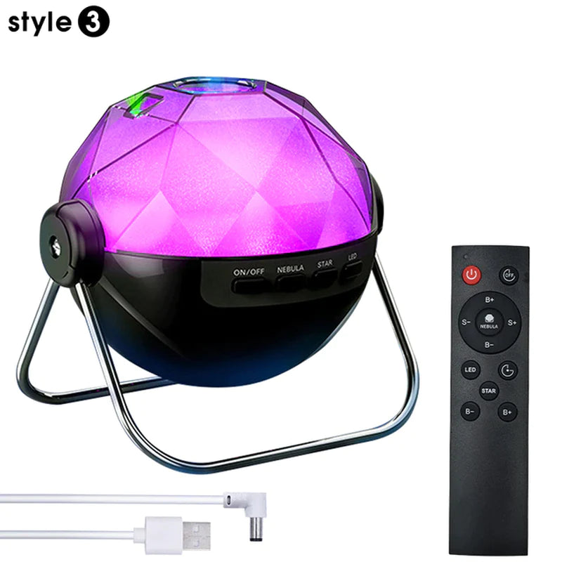 Astronaut Projector for Children, Nebula Galaxy Light for Adults or Children, Remote Control 360°Adjustable Design.